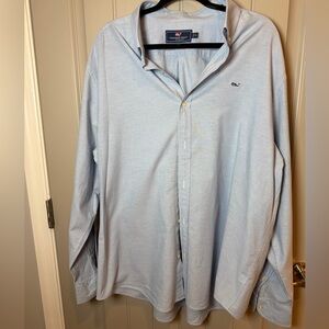 Vineyard Vines Mens light blue woven shirt XXL